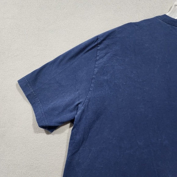 Nike TShirt Mens 2XL Blue Solid Seattle Seahawks 100% Cotton Short Sleeve Coupe - Picture 13 of 16